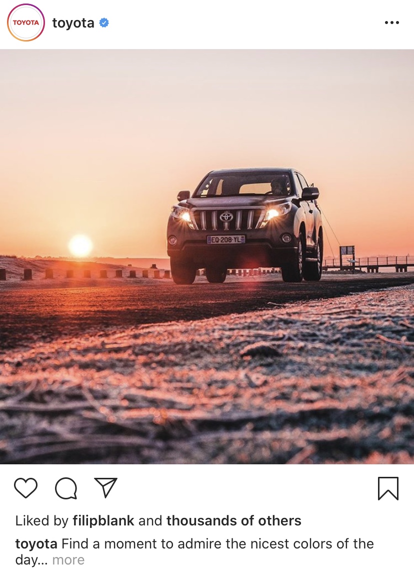 Storacar Top 10 Car Instagrams Toyota